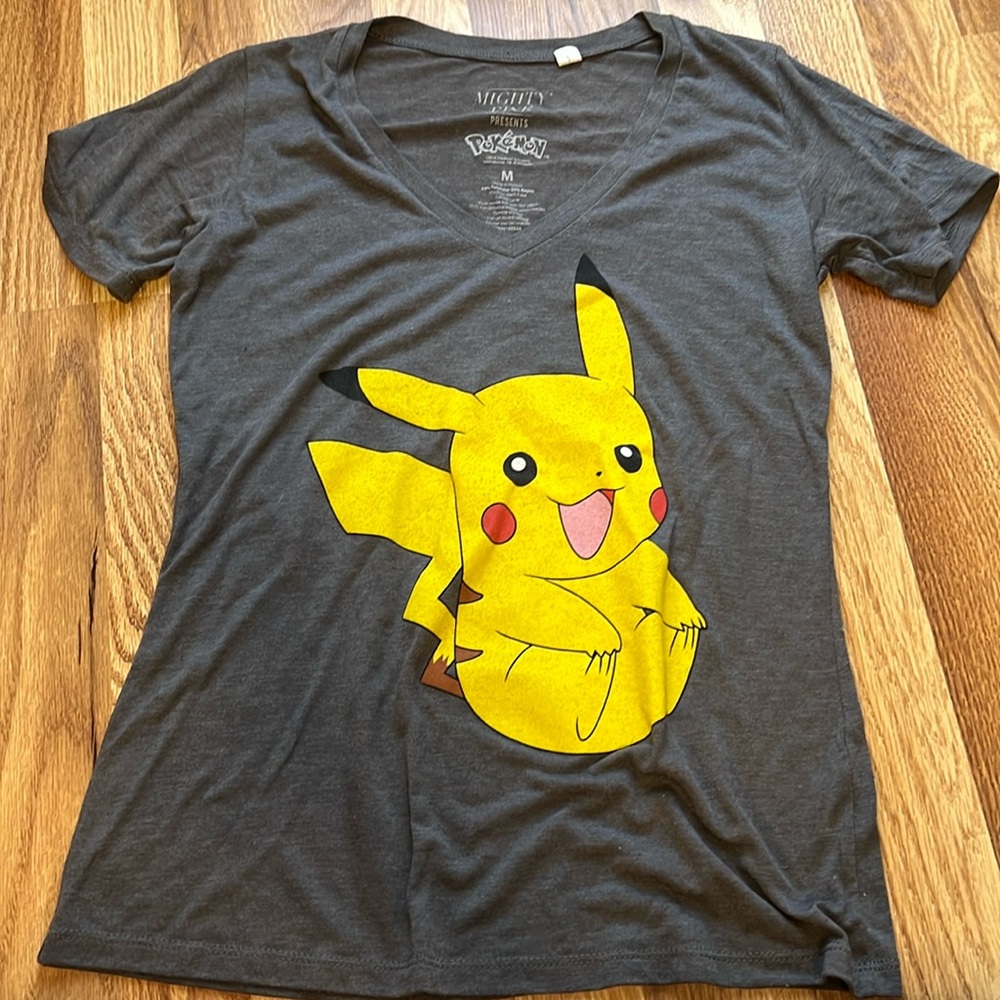 NEW Pokémon Pikachu V-Neck Tee
